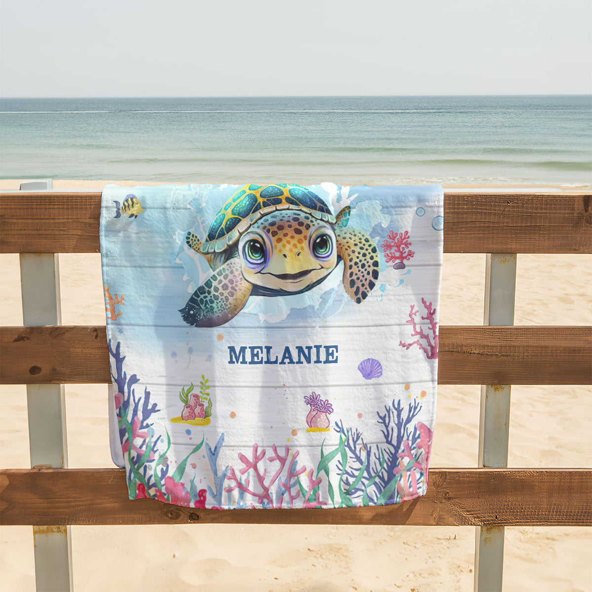 And Into The Ocean I Go To Lose My Mind & Find My Soul - Personalized Beach Towel DSBTN47