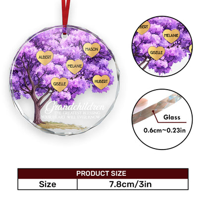 The Greatest Blessing - Personalized Custom Glass Ornament DSURGOPHLN2056TA