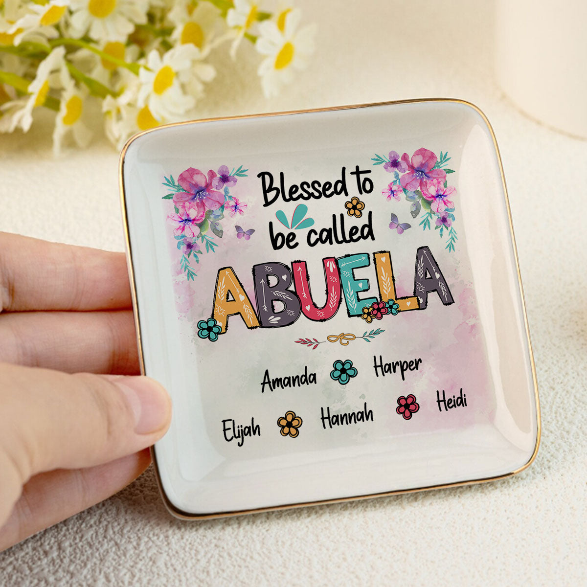 Blessed To Be Called Grandma | Personalized Jewelry Dish DSJDPH1832M