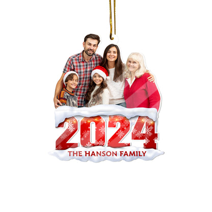 Family 2024 - Personalized 1-Side Acrylic Ornament DSACOTHA1009D