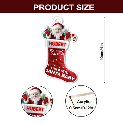 I Am A Little Santa Baby - Personalized 1-Side Acrylic Ornament DSACODN2285T