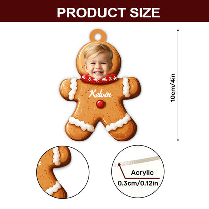 Gingerbread - Personalized 1-Side Acrylic Ornament DSACOHLPA2123L