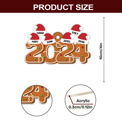 Family Makes Christmas Special - Personalized 1-Side Acrylic Ornament DSACOHLPA2393T