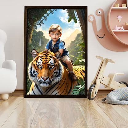 The Little Explorer - Personalized Poster DSPTDHA1307TA