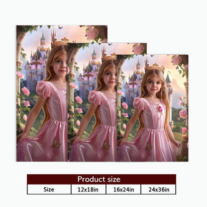 Pink Princess - Personalized Poster DSPTTHA919TA