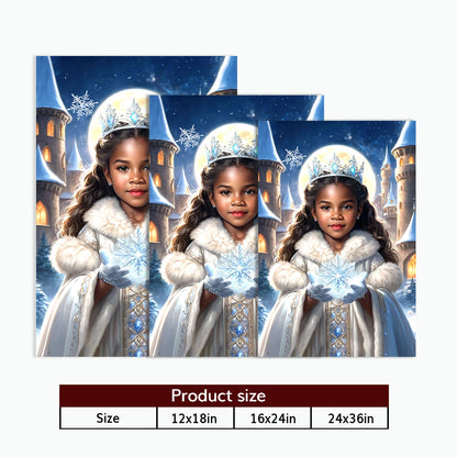 Snow Princess - Personalized Poster DSPTDHA1353M